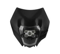 Phares Avant Moto Anti Brouillard Carénage De Plaque Phare Moto À LED pour EXC XC SXF XCW pour SX MX 250 300 450 Dirt Bike Enduro Motocross Accessoires(Noir)