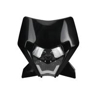 Phares Avant Moto Anti Brouillard pour EXC SXF XCW MX 2024 2025 5 LED Phare De Moto Carénage Dirt Bike 3 Couleurs Plaque Motocross(Noir)