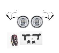 Phares Avant Moto Phare Avant pour Mini pour Cooper R55 R56 2007-2014 LED DRL Feux De Jour Rallye Lampe De Conduite 12 V Phare Supplémentaire(Chrome)