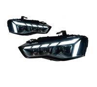 Phares Avant Phare Principal Pour A5 2008-2016 S5 Phares LED Ensemble De Phares Automatiques Mise À Niveau RS5 Design Dynamique Feu De Signalisation Conduite À Droite Accessoires Jeu De Phares(For Lef