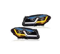 Phares Avant pour BMW F10 F18 2010-2017 Série 5 520i 520d 530i 530d Phares Avant À LED 2 Pièces Ensemble De Phares Avant À LED Accessoires De Voiture Phares Feux Avant(for 2010-2013 Xenon)