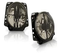 Phares Avant Verre Clair Tuning Tec Pour VW Golf 2 83-92 Smoke Avec Réticule