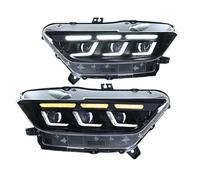 Phares Avant Voiture Pour Ford Pour Mustang 2015 2016 2017 2018 2019 2020 2021 2022 Phare LED Feux Avant Voiture Phare DRL Lumières Assemblage Automobile(For 2015-2017 Year)