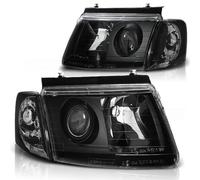 Tuning Tec LPVW26 Phares Avant Angel Eyes Pour VW Passat 3B 1996-2000 Noir