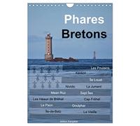 Phares Bretons (Calendrier mural 2023 DIN A4 vertical): Phares de Bretagne (Calendrier mensuel, 14 Pages )
