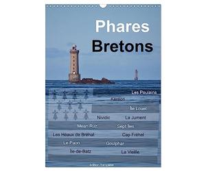 Phares Bretons (Calendrier mural 2027 DIN A3 horizontal), CALVENDO calendrier mensuel: Phares de Bretagne