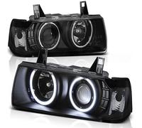 Phares CCFL Angel Eyes LED Pour BMW Série 3 E36 Limo Touring 1990-1999 Avant