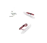 Phares Clignotant Universel Replay Barette Transparent A Leds (8 Leds Orange) -Homologue Ce- (Paire)
