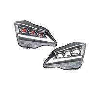 Phares Compatible Avec Toyota Pour Crown 2003-2009 12e Génération Ensemble De Phares Avant À Animation DRL Avec Yeux Rouges Démoniaques 2 Pièces Ensemble De Phares Avant Pour Voiture
