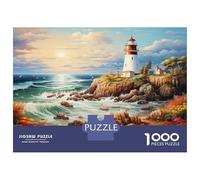 Phares Côtiers 1000 Pièces Jeu De Puzzles en Lot Phare Côtier Ultra Difficult Puzzle pour Office Break Puzzle - Puzzle À La Meilleure Évaluation 70x50cm/1000pcs