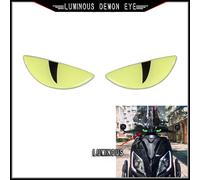 Phares De Moto Lumineux Stéréoscopiques 3d,Autocollants De Décoration De Casque,Carénage De Scooter Modifié,Autocollant Étanche Universel - Type Luminous Black2