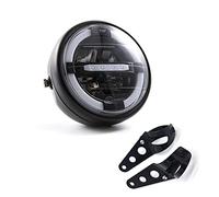 Phares de moto Phares universels à LED 7 '' avec feux de jour pour Cafe Racer Bobber Chopper