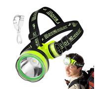 Phares De Plongée Rechargeables - Lampe Frontale De Plongée, Lampe Frontale LED Rechargeable Lampe Frontale Étanche Avec Boucles, Lampe De Plongée Sous-marine Étanche, Phare Sous- Pour Plongeurs