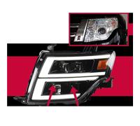 Phares de style de voiture Compatible Pour Pajero V93 V95 V97 2006-2020 L-ED DRL Foco for lampe frontale l-ed lentille de projecteur accessoires de mise à niveau(Right)