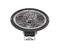 HELLA 1Ga 996 361-501 Halogène-Projecteur De Travail - Oval 100 - 24/12V - Montage En Saillie/Vissé - Debout/Support De Montage Pivotant - Éclairage Du Champs Proche - Fiche: Fiche Plate