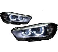 Phares de véhicules Ensemble de phares pour BMW X1 2016 2017 2018 2019 F48 Phares Style voiture Lampe frontale(Left Hand Drive)