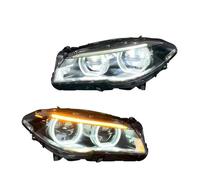 Phares de voiture Compatible Pour BMW série 5 F10 2010 - 2016, feux de jour, clignotants dynamiques, accessoires de voiture(2014-2017 Xenon)