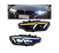Phares de voiture compatibles avec Série 3 F30 F35 F80 2013-2018, mise à niveau vers un phare LED complet, feux de jour DRL, ensemble de feux avant(Style B)