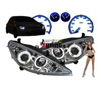 phares design, chrome, anti brouillard, correct. phare, règl.... 01-05 chrome, anti brouillard pour: Peugeot 307 Lim./SW/Break 01-05