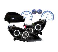 phares design, noir, anti brouillard, correct. phare, règl.... 01-05 noir, anti brouillard pour: Peugeot 307 Lim./SW/Break 01-05