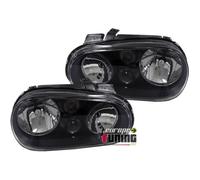 PHARES FEUX AVANTS FOND NOIR PACK SPORT POUR VOLKSWAGEN VW GOLF 4 (10743)