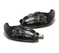 PHARES FEUX AVANTS GLACE LISSE TUNING NOIRS PEUGEOT 306 PHASES 2 et 3 (12040)