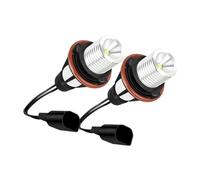 Phares Galvanisés Pour BMW Pour E39 Pour E53 Pour E60 Pour E61 Pour E63 Pour E64 Pour E65 Pour E66 Pour E83 2Pcs LED Angel Eyes Halo AnneauDe Marqueur Ampoule 10W(Blue)