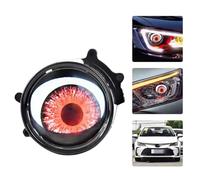 Phares œil de démon, lumière yeux du diable, Phares LED dynamiques Devil Eye pour voiture 12 V, Ampoules de phare automobile LED, lampe d'objectif de projecteur de contrôle WiFi pour la plupart des vo