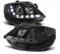 Phares LED Feux De Jour Tuning Tec Pour Seat Ibiza 6J 08-12 Noir