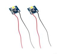 Phares LED pré-câblés pour locomotive HO Scale | Blanc chaud 3528 pour SMD, 12-18 V CC/AC, fils de 20 cm, compatible DCC, ajustement à l'échelle HO OO