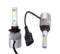 phares LED S2 Série 9006 ampoules de phare LED avec 2 pcs de LED Kits de conversion 72 W 8000lm COB Chips ampoule de brouillard - Garantie de 1 an (9006)