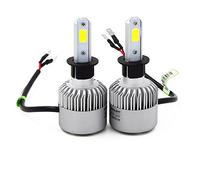phares LED S2 Série 9012 ampoules de phare LED avec 2 pcs de LED Kits de conversion 72 W 8000lm COB Chips ampoule de brouillard - Garantie de 1 an (9012)