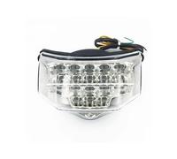Phares Moto pour FZ600 FZ6 FAZER 2004 2005 2006 2007 2008 2009 Ensemble De Feux Arrière À LED pour Moto avec Feu Arrière De Direction LED Moto Phare(Clear 2)