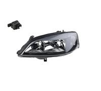 JOHNS Projecteur principal 55 08 09-9 dtv Opel Astra G (02/98-01/2005) Gauche Noir avec ampoule
