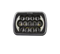 Phares Phare 5x7 "55W Phares Led Pour Jeep Pour Cherokee XJ Camion 4x4 Tout-terrain Rectangulaire Phare Led Carré Avec Tour Simple DRL(1X headlight b)