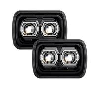 Phares Phare 5x7 ''pouces LED Phares Camion 12 24V 7x6 Phare Rectangulaire Pour GMC Pour Savana 1500 2500 3500 Pour Banlieue 1997-2012