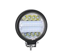 Phares Phare Barre Lumineuse Travail Led 72W Blanc Ambre 24 Barra Projecteur Rond Carré DRL Lumière Voiture Pour 4x4 Barre Led Tout-terrain SUV ATV Camion Pelle(1x 72W work light a)
