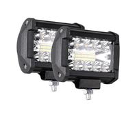 Phares Phare Lampe Travail LED Projecteur Tout-terrain 4x4 Antibrouillard Phare À Diode SUV ATV Tracteur Bateau Camion Pelle Barre Lumineuse 12V 24V(60W 2 Piece)