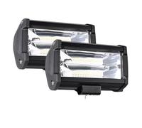 Phares Phare Lampe Travail LED Projecteur Tout-terrain 4x4 Antibrouillard Phare À Diode SUV ATV Tracteur Bateau Camion Pelle Barre Lumineuse 12V 24V(72W 2 Piece)