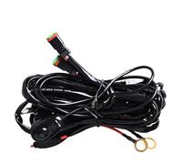 Phares Phare Lampe Travail LED Projecteur Tout-terrain 4x4 Antibrouillard Phare À Diode SUV ATV Tracteur Bateau Camion Pelle Barre Lumineuse 12V 24V(2 in 1 Wiring Harnes)
