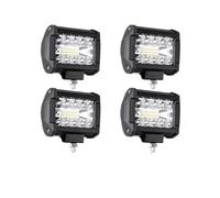 Phares Phare Lampe Travail LED Projecteur Tout-terrain 4x4 Antibrouillard Phare À Diode SUV ATV Tracteur Bateau Camion Pelle Barre Lumineuse 12V 24V(60W 4 Piece)