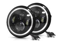 Phares Phare LED Universel pour Voiture Et Moto 7 Pouces DRL H4 pour Suzuki pour Samurai pour Jimmy pour Bandit 2 Pièces Phare(100601001-2pcs)