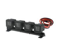 Phares Projecteurs Rc Compatible avec Axial SCX24 FMS FCX24 pour pour Jimny pour WPL D12 pour Mini Barre Lumineuse De Toit pour Voiture sur Chenilles RC 1/18 1/24