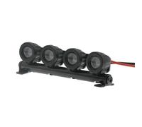 Phares Projecteurs Rc Compatible avec Axial SCX24 pour FMS FCX24 pour pour Jimny pour WPL D12 1/18 1/24 RC Crawler Car Light Bar Lampe De Toit Lumières RC Car Light