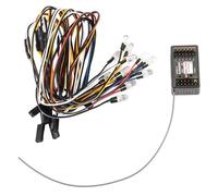 Phares Projecteurs Rc Compatible avec DumboRC X6DC 2.4G 6CH Récepteur avec Ensemble De Modules De Carte De Commande De Lumière De Bande pour Accessoires Remplacement D'émetteur De Voiture RC