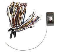 Phares Projecteurs Rc Compatible avec DumboRC X6DC Récepteur 2.4G 6CH avec Panneau De Commande De Lumière À Bande, Ensemble De Modules pour Transmetteur De Voiture RC, Accessoires Remplacement