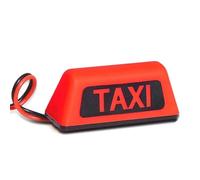 Phares Projecteurs Rc Compatible avec HSP pour Traxxas pour Kyosho pour Tamiya pour Axial SCX10 1/8 1/10 Pièces De Voiture RC Accessoires De Voiture RC Décoration Lumineuse De Taxi Léger(Red)