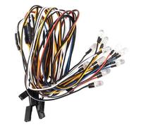 Phares Projecteurs Rc Compatible avec Le Récepteur DumboRC X6DC 2.4G 6CH avec Module De Carte De Commande De Bande Lumineuse pour Accessoires De Remplacement D'émetteur De Voiture RC