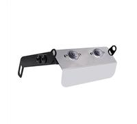 Phares Projecteurs Rc Compatible avec MN MN78 Pièces De Mise À Niveau De Voiture RC, Accessoires De Décoration, Armure De Châssis, Plaque De Protection De Pare-Chocs Avant avec Lumière, 1/12