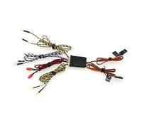 Phares Projecteurs Rc Compatible avec Tamiya pour Kyosho pour HSP pour HPI pour AXIAL 1/8 1/10 RC Système D'éclairage De Voiture Feux Avant Et Arrière Clignotants Feux De Freinage